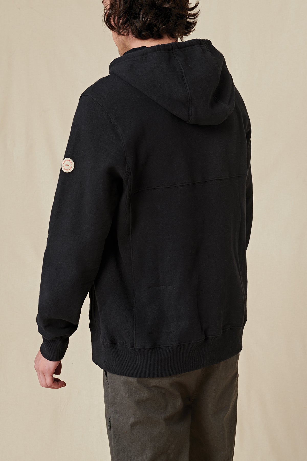 Sudadera Con Capucha Globe Burly Negros | Mexico-510928