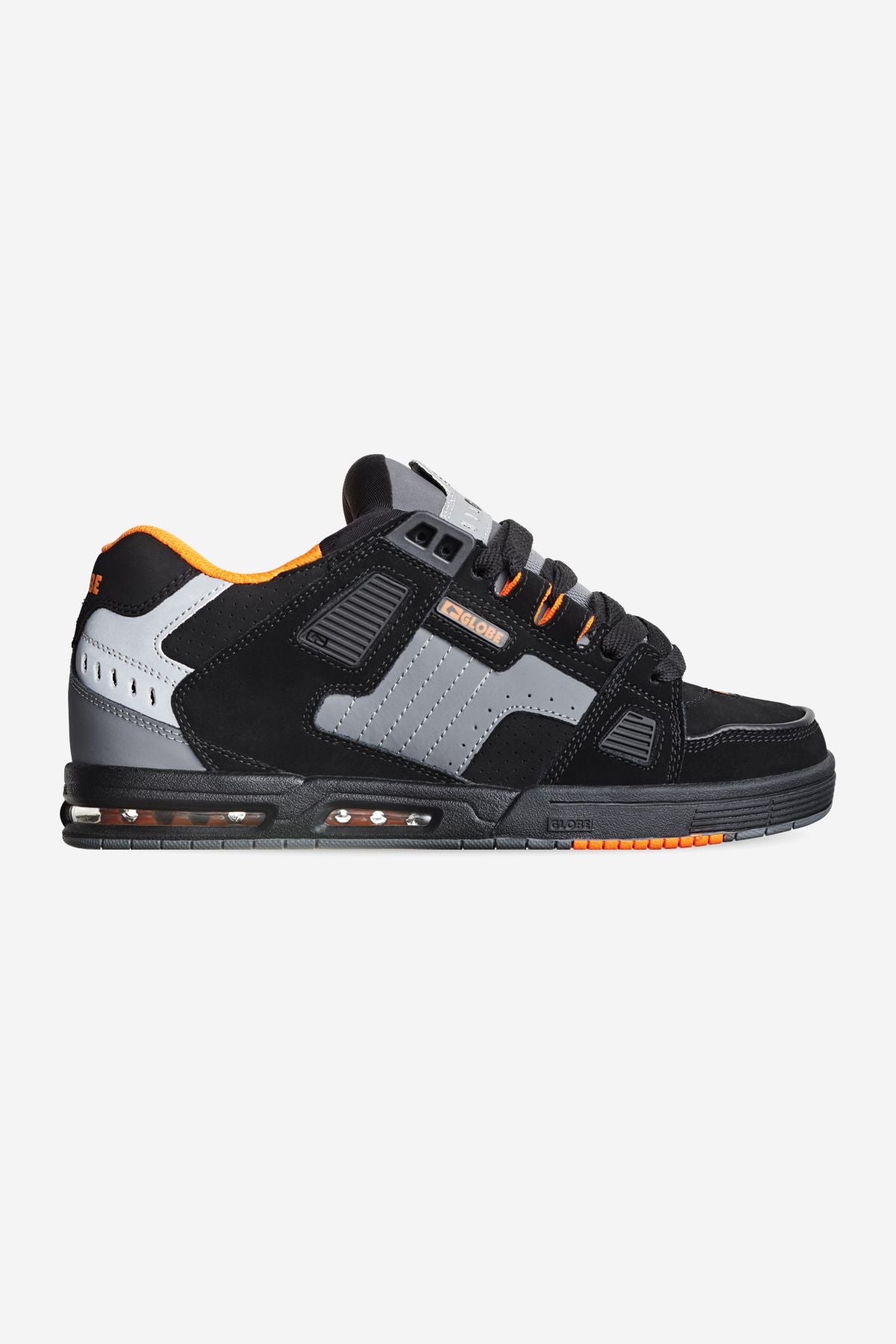 Tenis Skate Globe Sabre Black/Grey/Orange | Mexico-964187